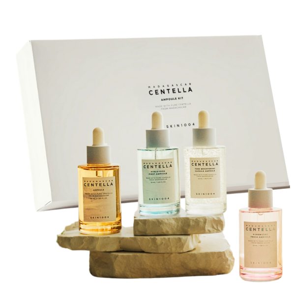 Centella Face Serum Set Korean Ampoule -Soothing & Spot Correcting