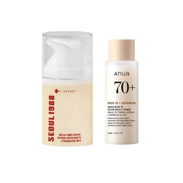 K-Secret Seoul 1988 Retinal 1% Fermented Rice Cream (50ml) + mini toner